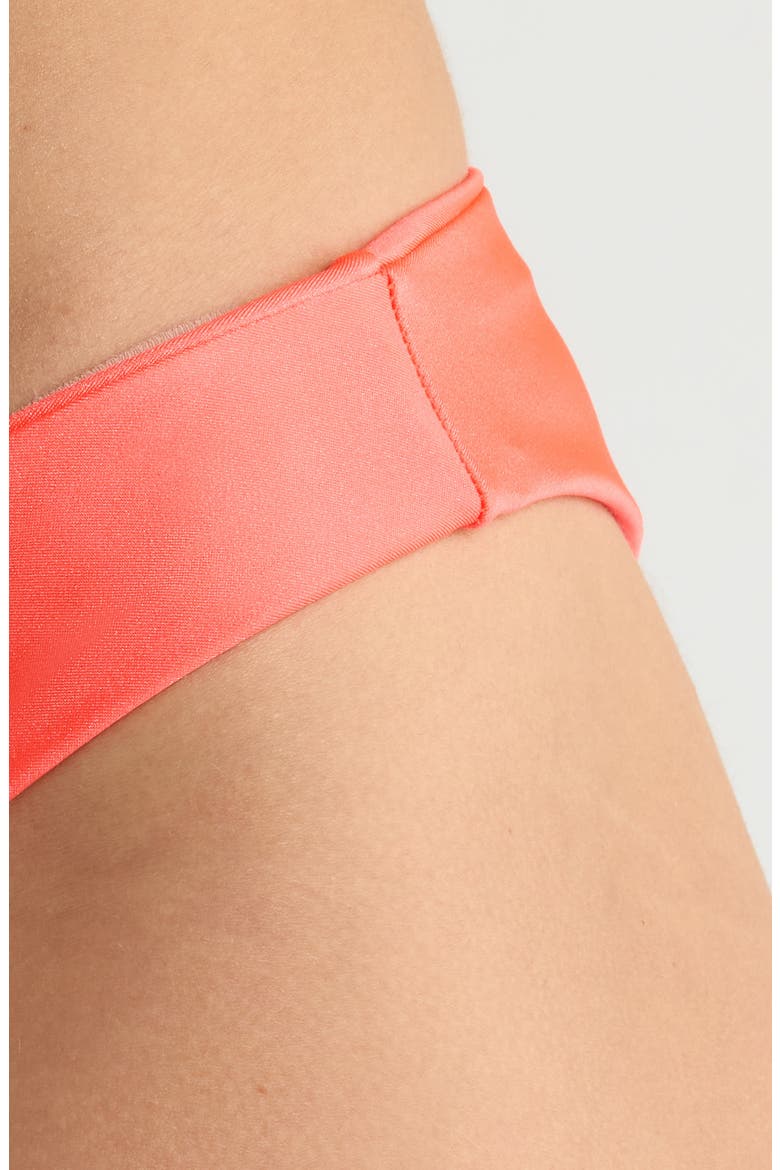 V-Cut Bikini Bottoms, Alternate, color, GUAVA GLOW