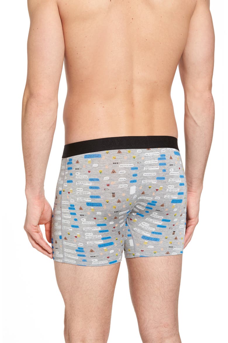 2-Pack Vibe Stretch Boxer Briefs, Alternate, color, TEXT BUBBLE