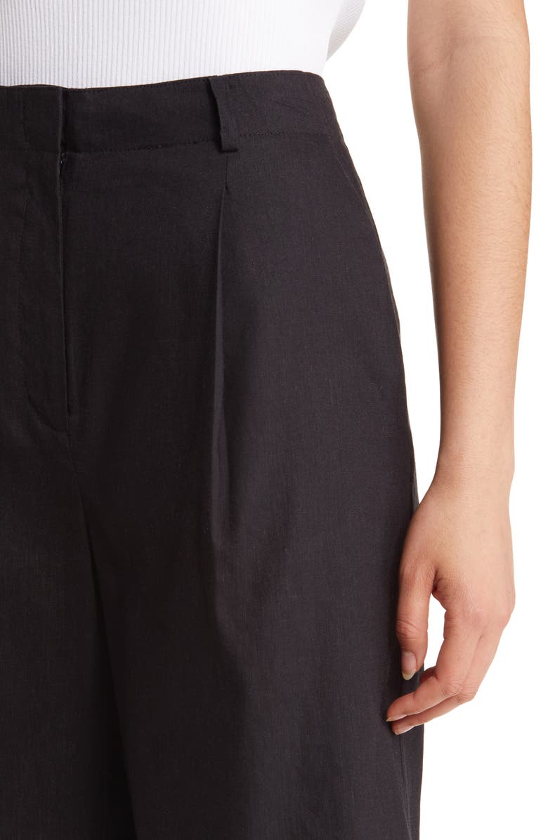 Nordstrom Wide Leg Linen Blend Shorts, Alternate, color,