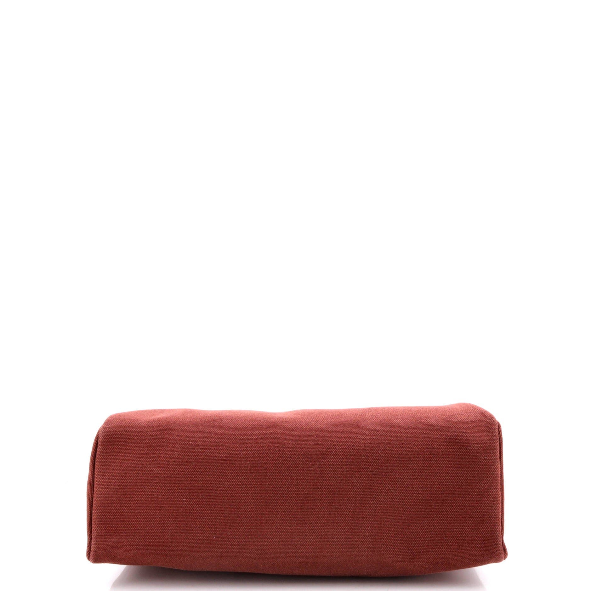 Pre-Owned Hermes Herbag Toile and Leather MM, Alternate, color, Rouge H