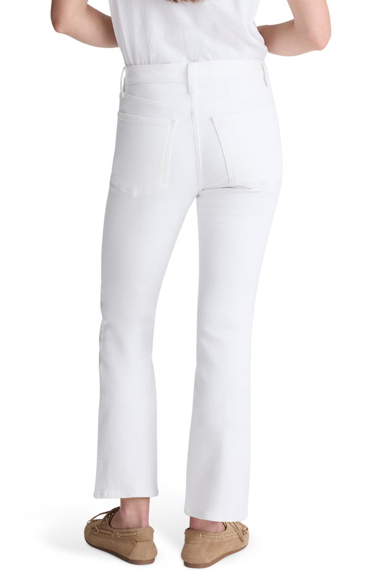 Madewell Stretch Flare Crop Jeans, Alternate, color, Tile White