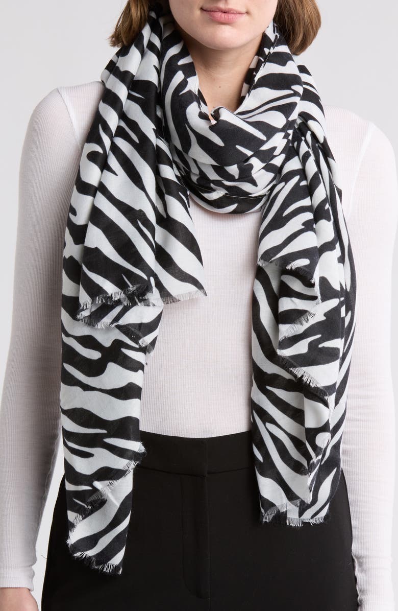 AREA STARS Zebra Scarf, Main, color, 