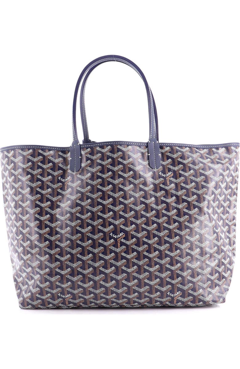 Pre-Owned Goyard Saint Louis Tote Coated Canvas PM, Alternate, color, Blue