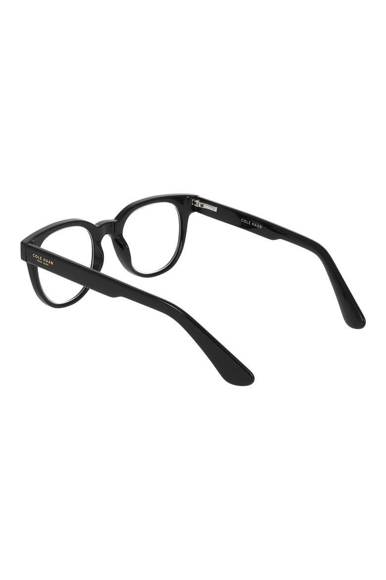 47mm Round Reading Glasses, Alternate, color, BLACK
