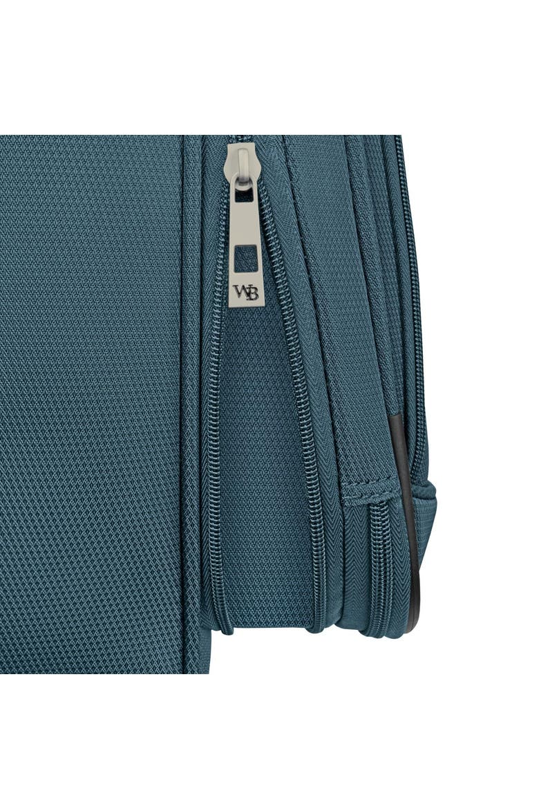 Stratford Softside 29" Large Checked Spinner Luggage, Alternate, color, Teal