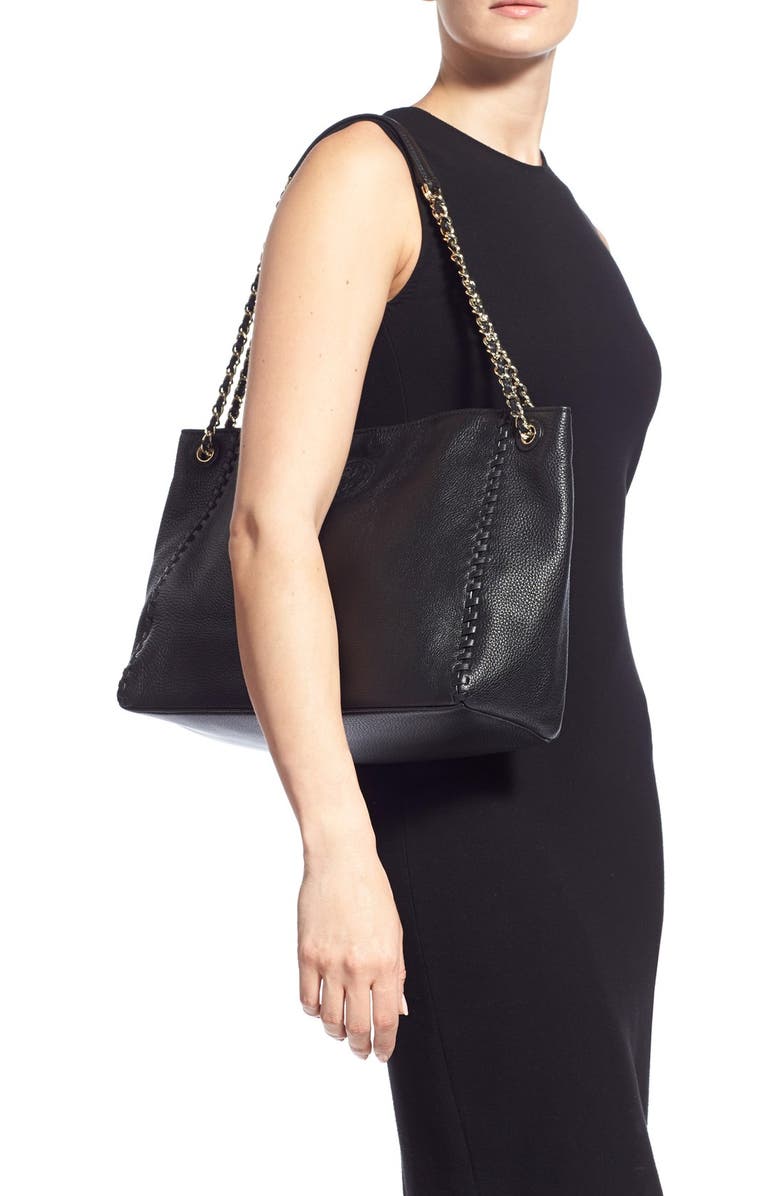 Tory Burch 'Marion' Slouchy Shoulder Tote, Alternate, color,