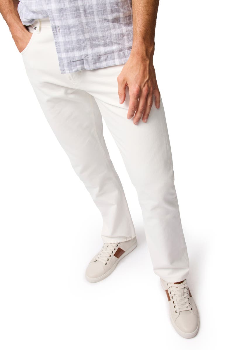 Rodd & Gunn Esslin Jeans, Alternate, color, Stark White