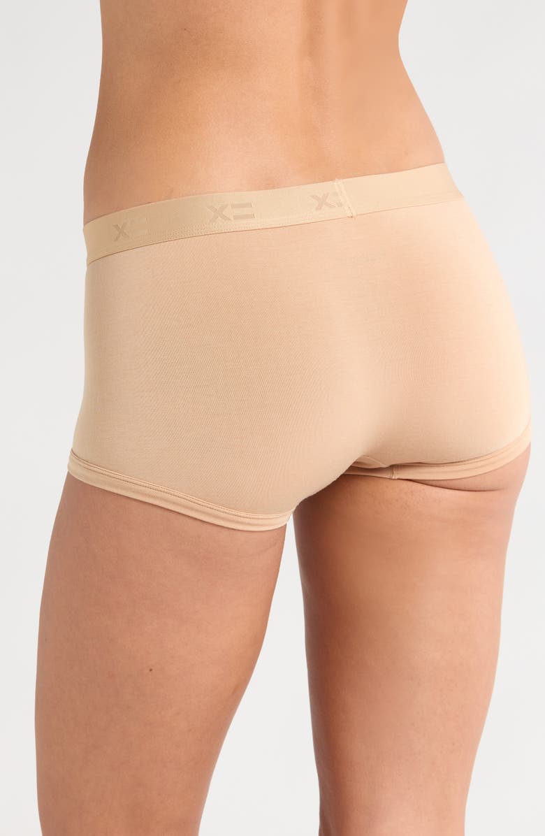 TomboyX Stretch Modal Boyshorts, Alternate, color, Chai