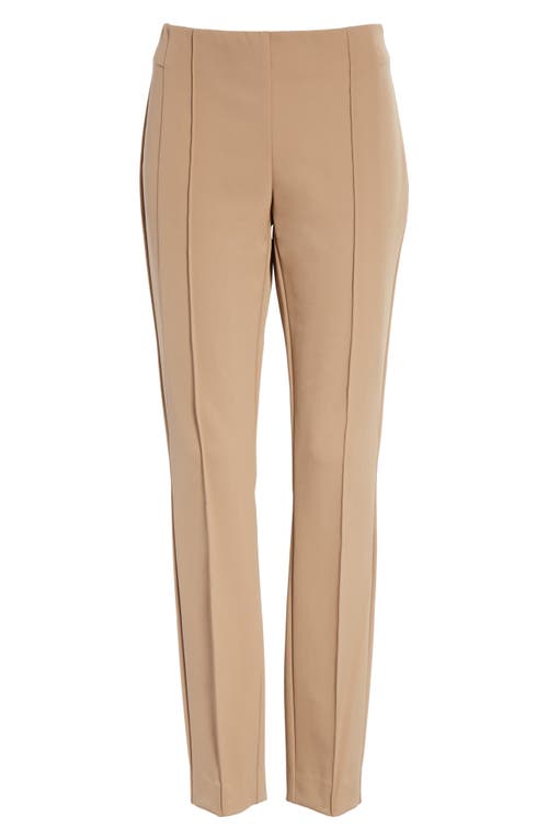 Lafayette 148 New York Gramercy Acclaimed Stretch Pants In Brown