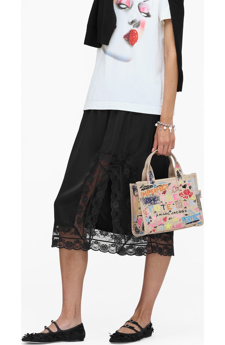 Marc Jacobs The Small Canvas Tote, Alternate, color, Beige Multi