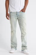 PURPLE BRAND Ripped Knee Blowout Flare Jeans