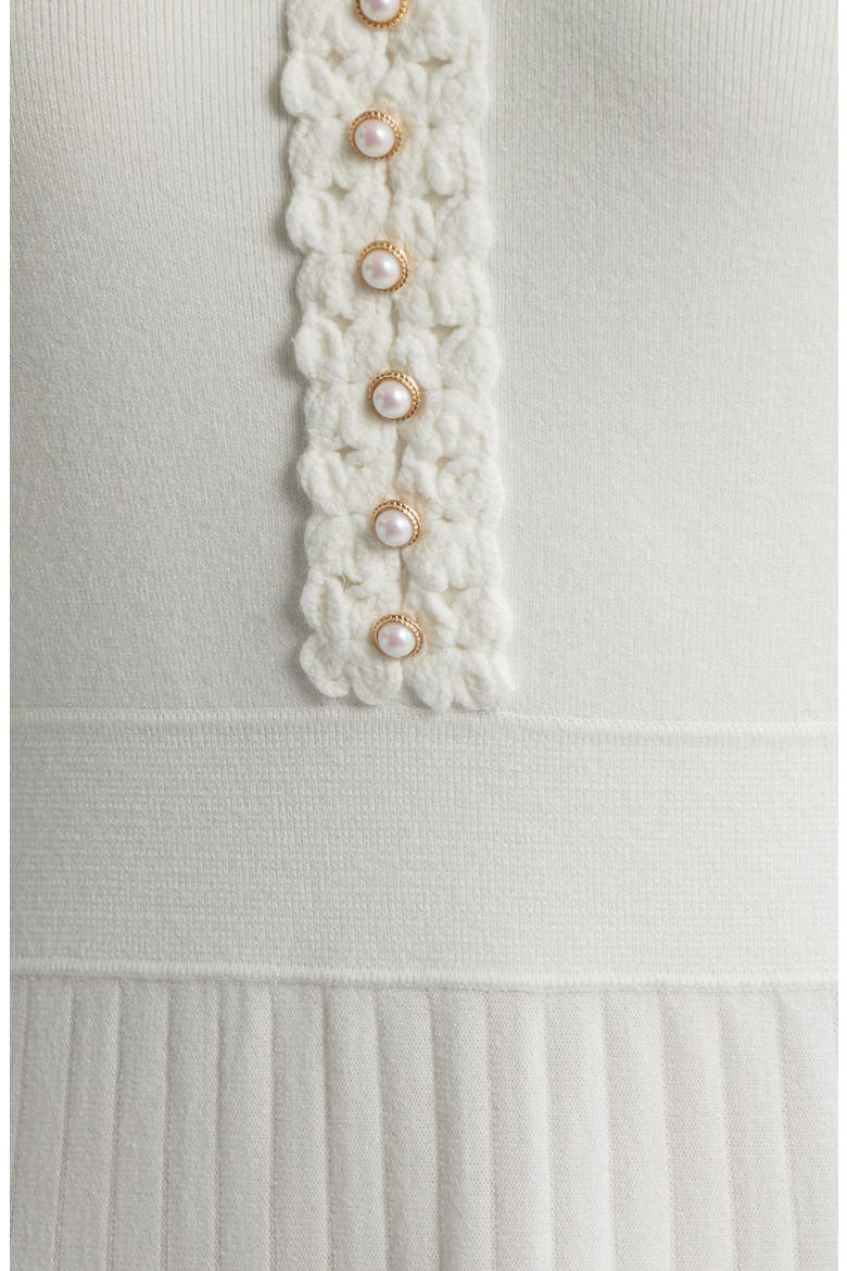 The Jan Long Sleeve Midi Sweater Dress, Alternate, color, SKY WHITE