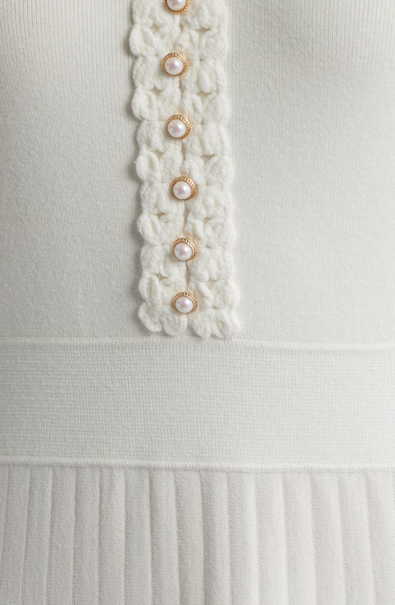 Elie Tahari The Jan Long Sleeve Midi Sweater Dress, Alternate, color, 