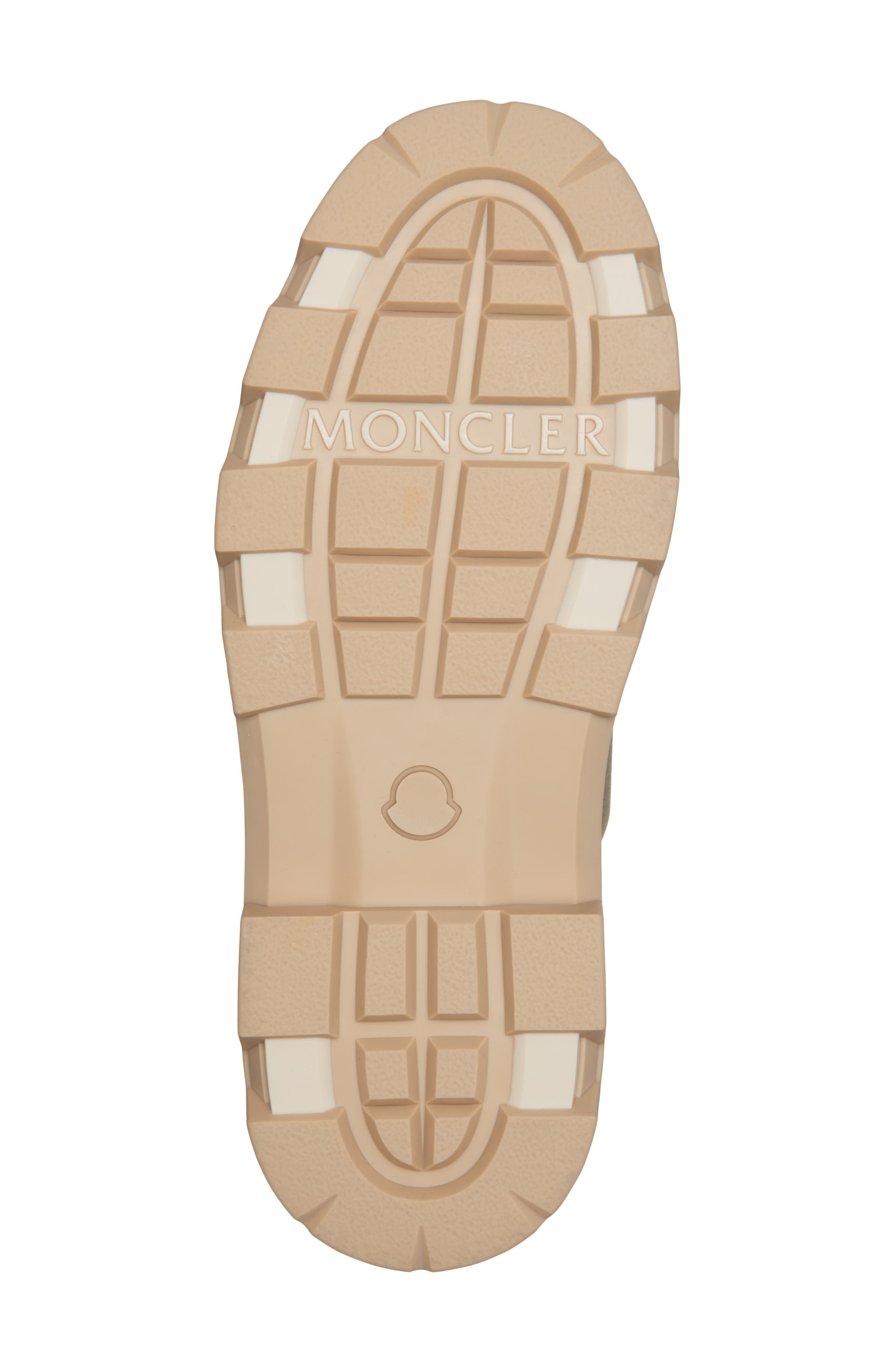 Moncler Aurea Genuine Shearling Lined Boot, Alternate, color, Metallic Pale Silver