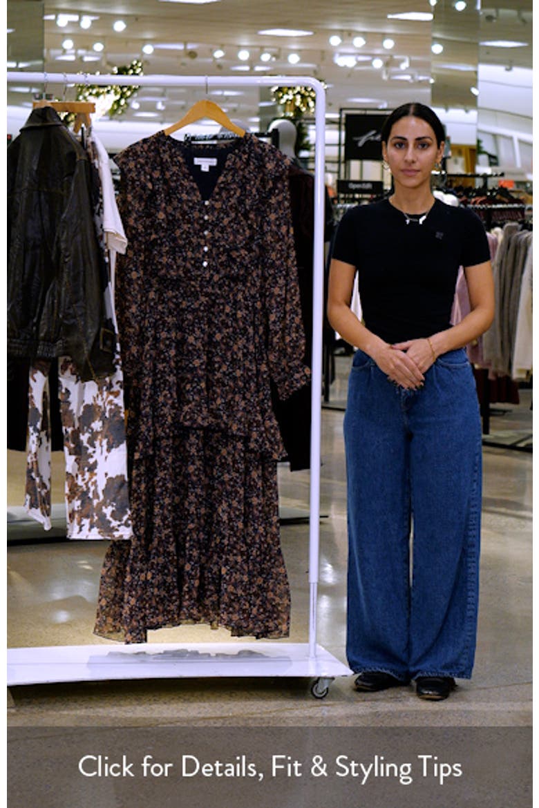 Paisley Tiered Ruffle Maxi Dress video
