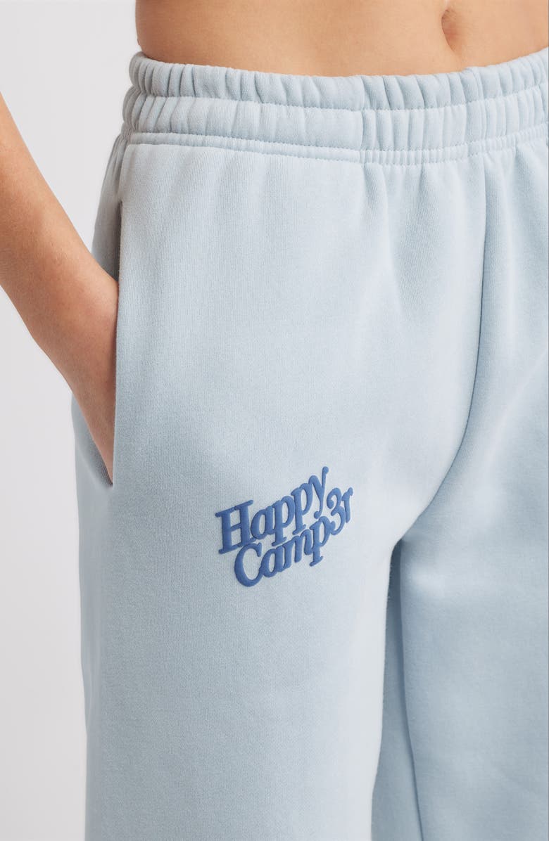 HAPPY CAMP3R Puff Series Core Logo Cotton Blend Joggers, Alternate, color, Snowflake Blue
