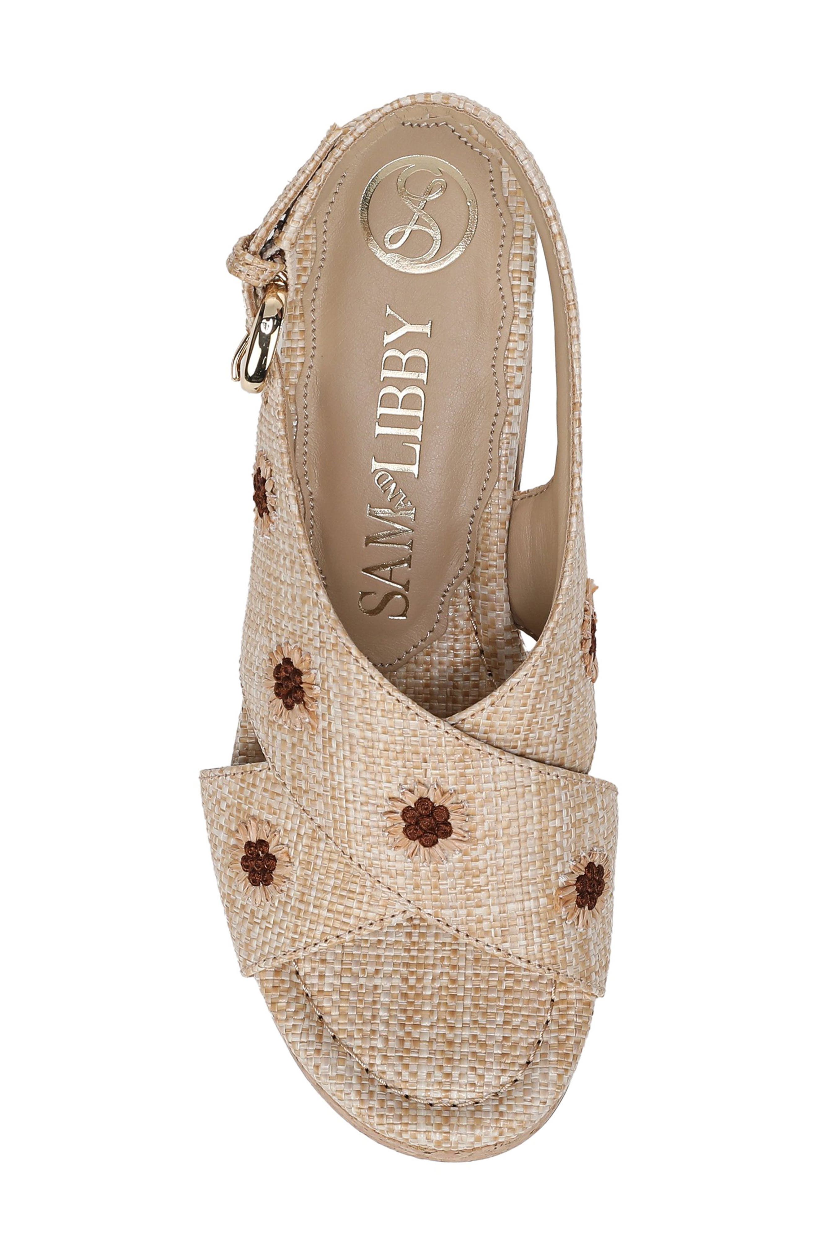 Hanfleur Platform Slingback Sandal, Alternate, color, LIGHT NATURAL MULTI