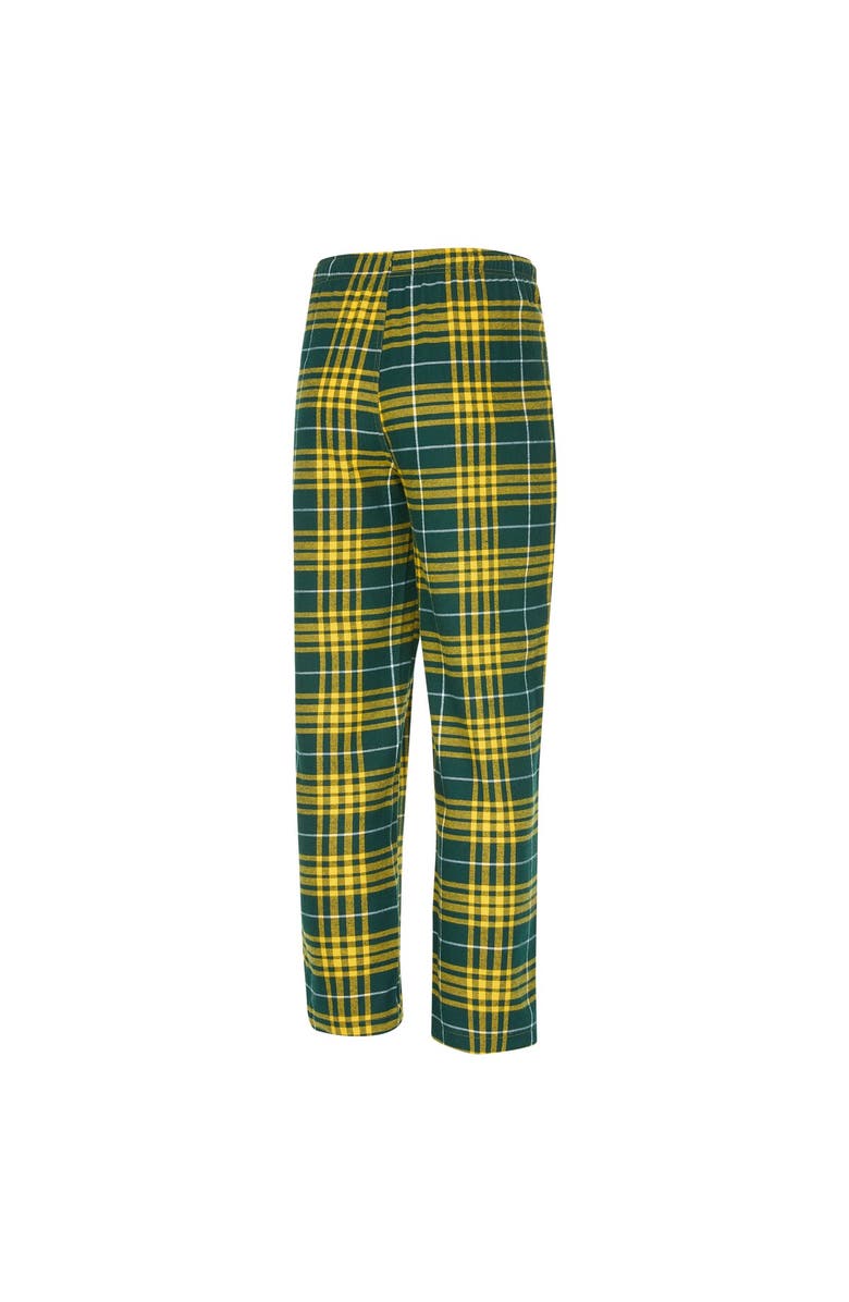 CONCEPTS SPORT Men's Concepts Sport  Green/Gold Green Bay Packers Vector T-Shirt & Flannel Pants Sleep Set, Alternate, color, 