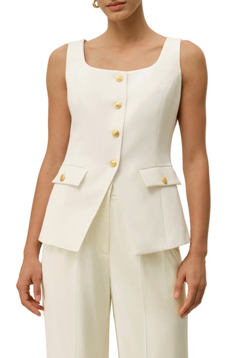 Cintré U-Neck Sleeveless Vest