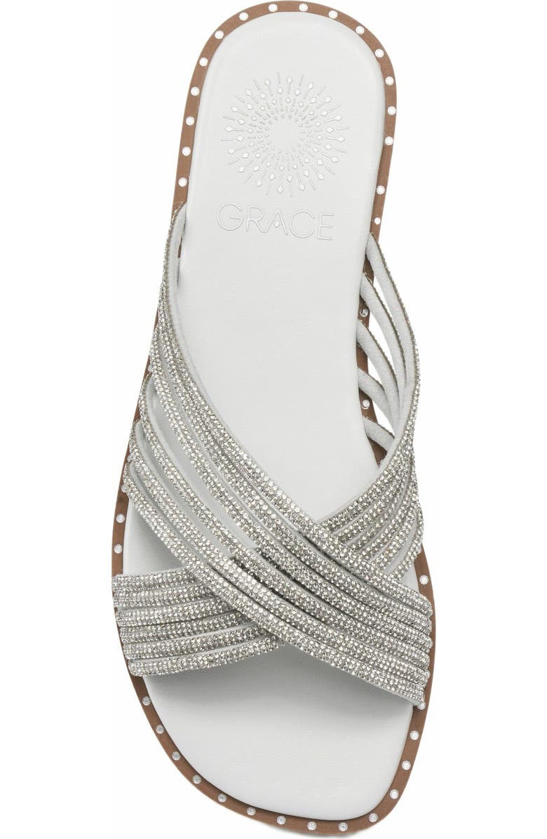Grace Footwear Murano Sandal, Alternate, color, Silver