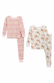 Kids' Woodland 4-Piece Pajamas