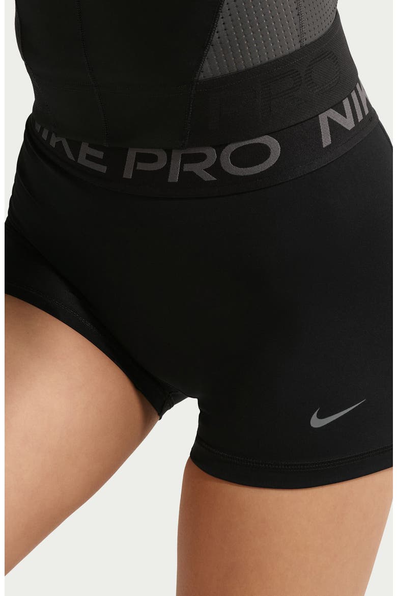 Pro Sculpt Mid-Rise Biker Shorts, Alternate, color, BLACK/ BLACK/ IRON GREY