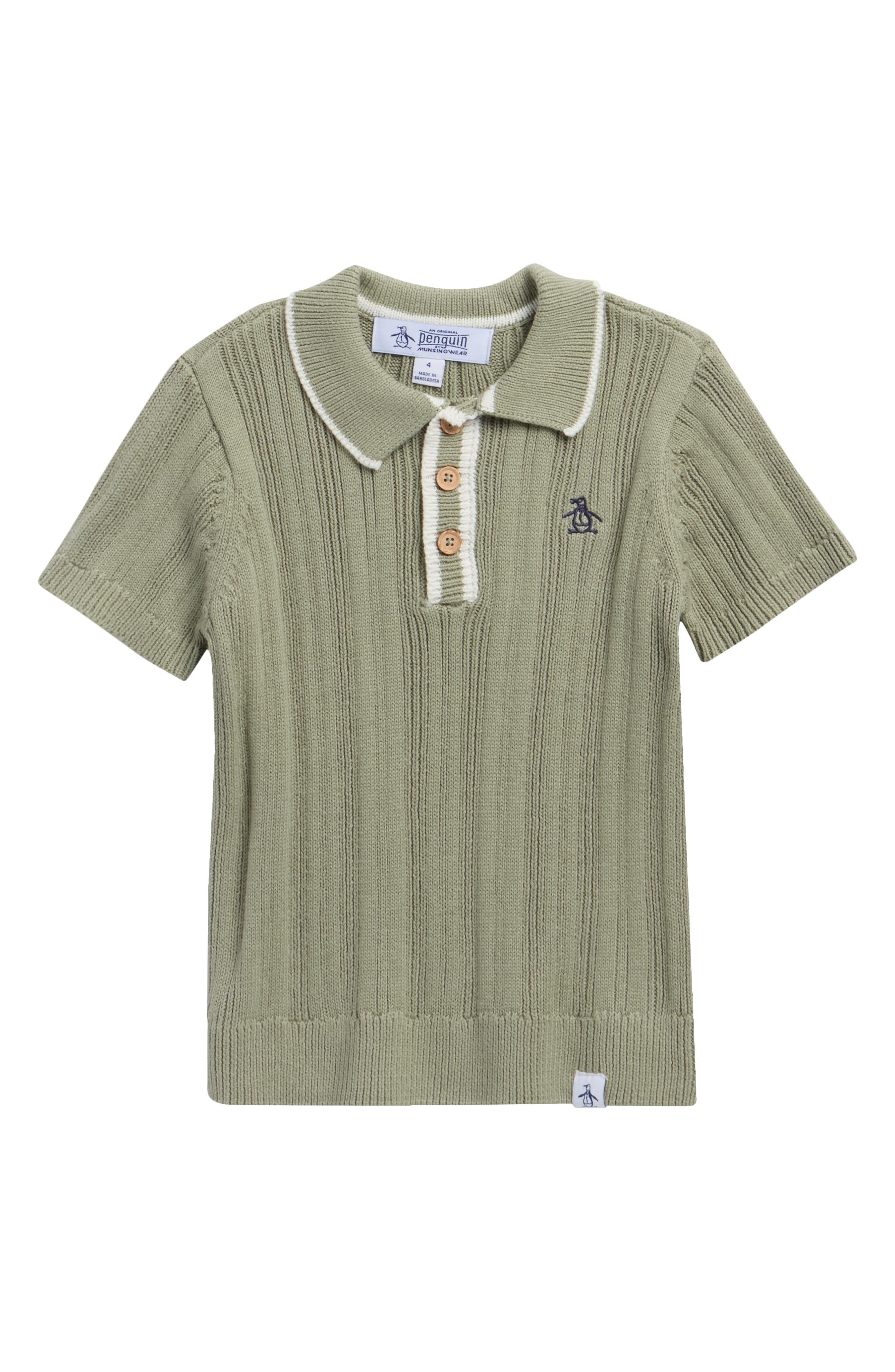 Original Penguin Kids' Cotton Polo Sweater