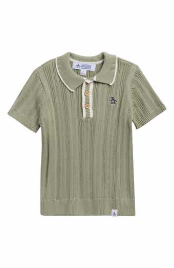 Kids' Cotton Polo Sweater