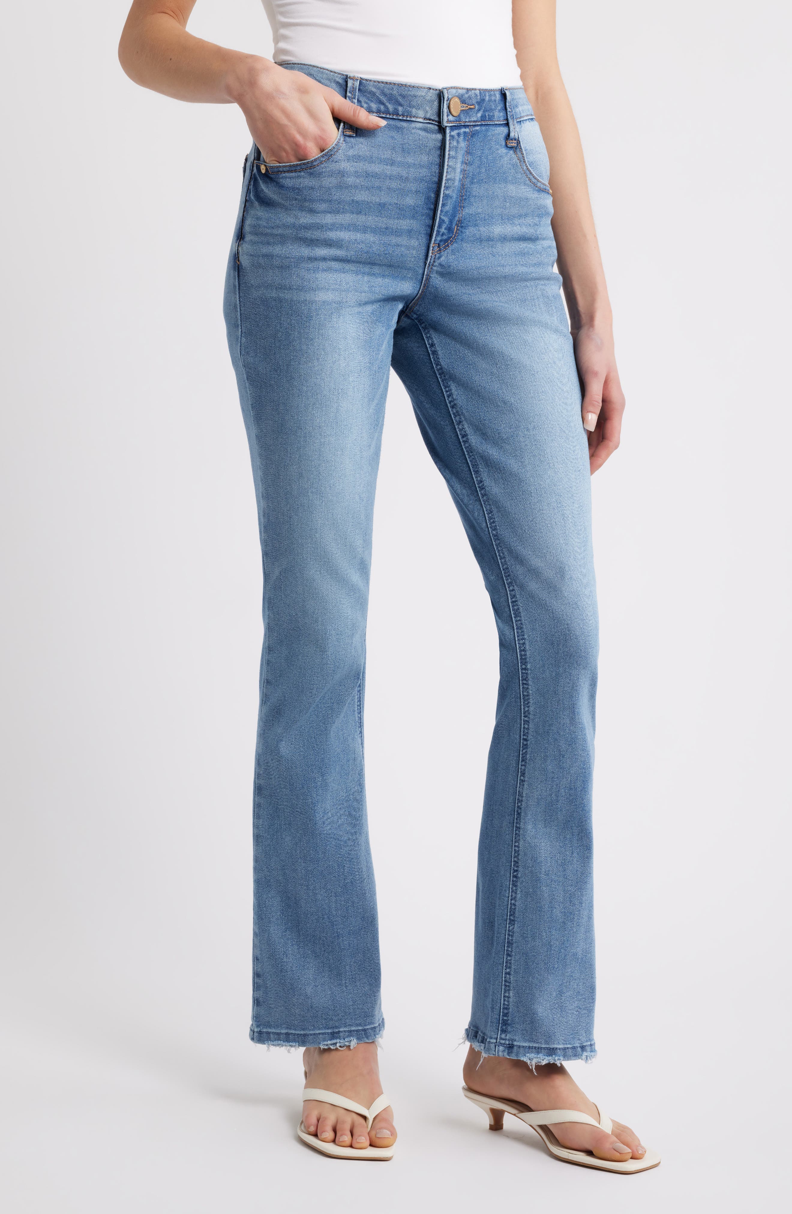 Wit & Wisdom Brittany High Waist Baby Bootcut Jeans