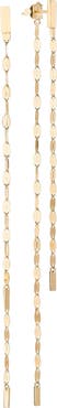 LANA Blake 14K Gold Chain Front/Back Earrings