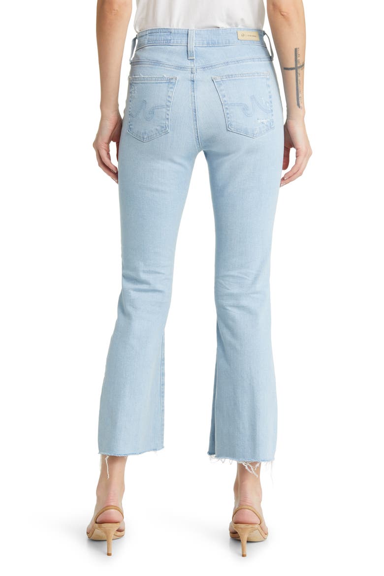 Farrah Raw Hem Crop Bootcut Jeans, Alternate, color, 21 YEARS DAYLIGHT