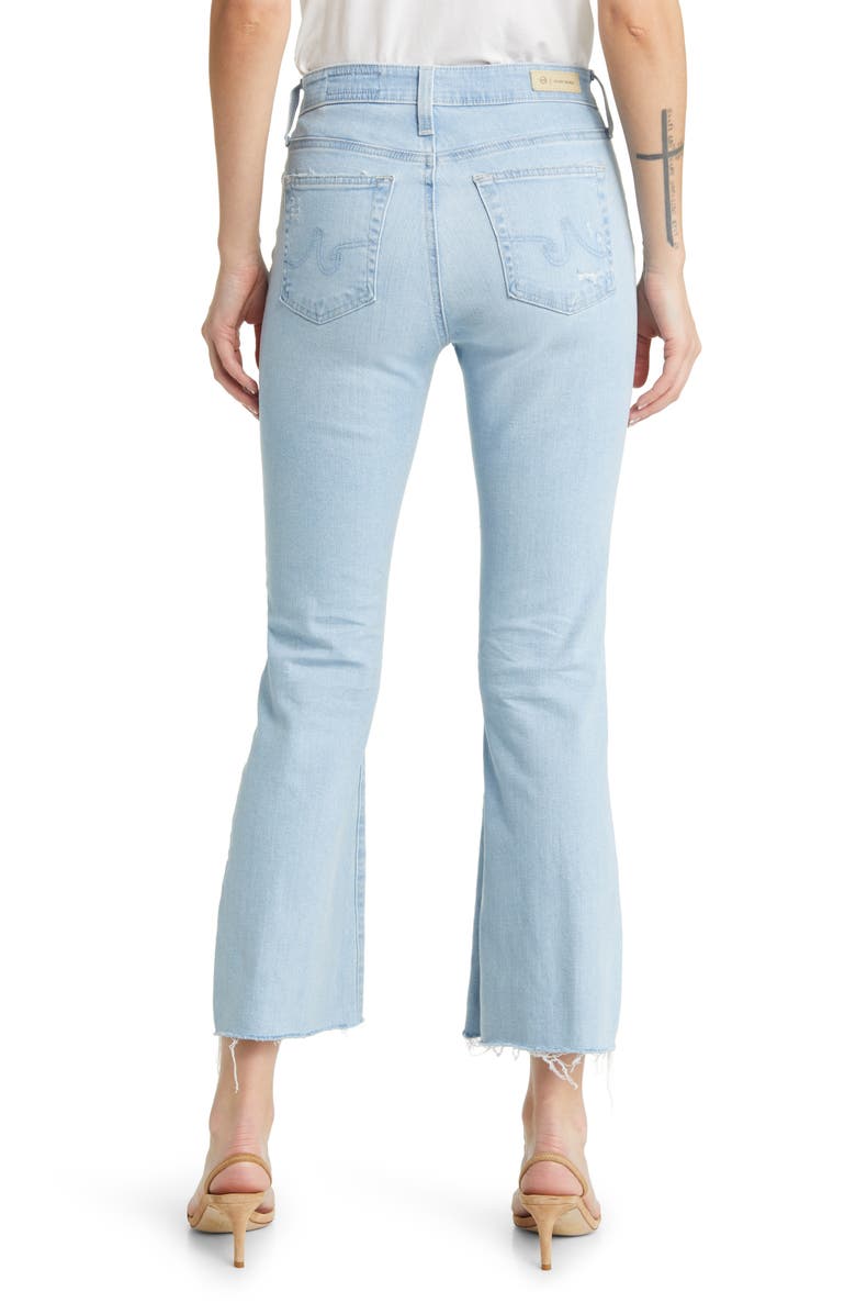 AG Farrah Raw Hem Crop Bootcut Jeans, Alternate, color, 21 Years Daylight
