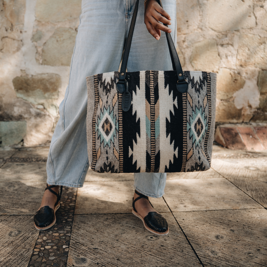 Amasouk Looking Glass Tote, Alternate, color, Blue