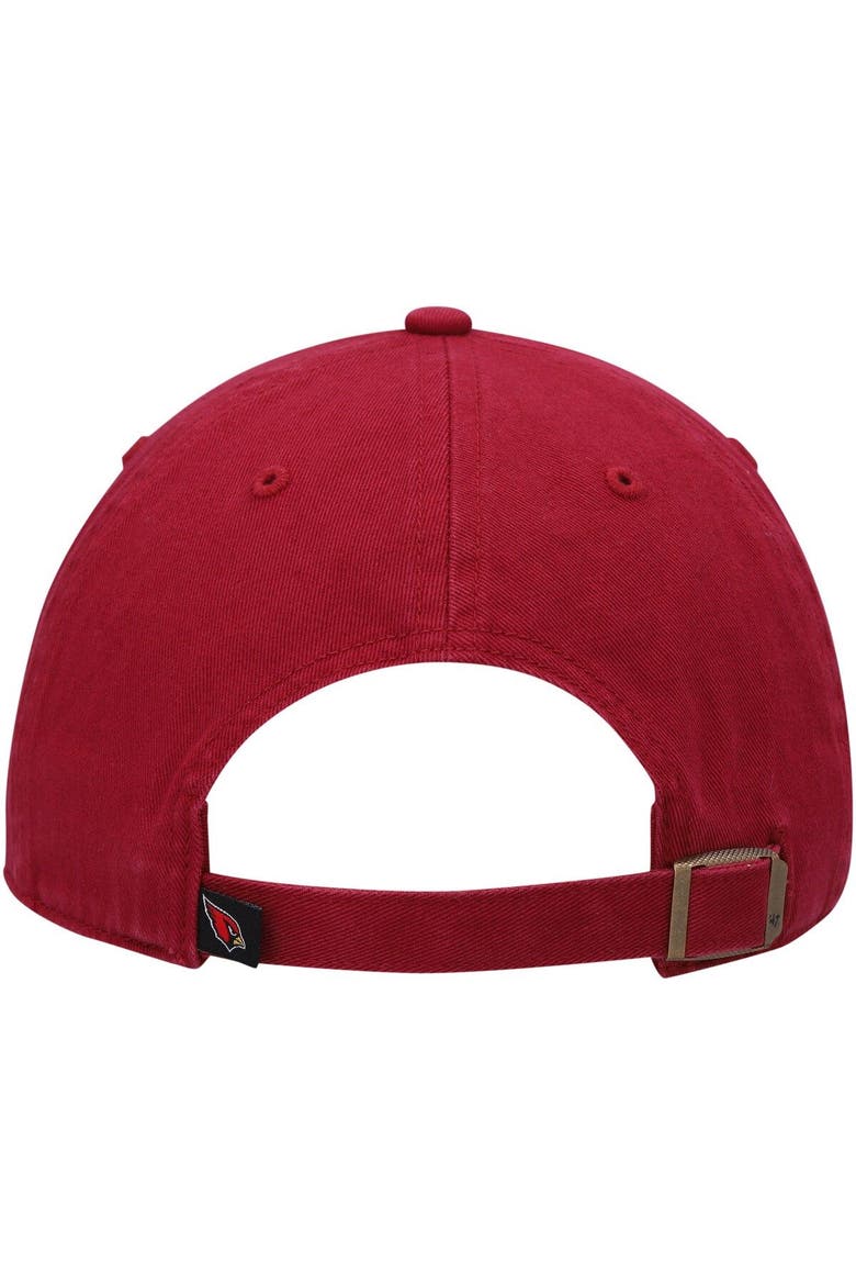 Men's '47 Cardinal Arizona Cardinals Crosstown Clean Up Adjustable Hat, Alternate, color, Cardinal