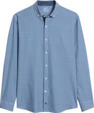 Johnston & Murphy XC+™ Performance Game Day Gingham Button-Up Shirt