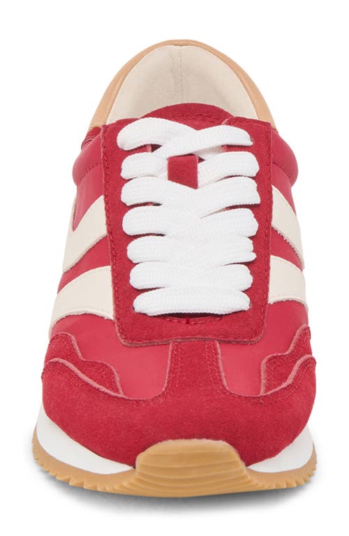 Dolce Vita Esha Sneaker In Ivory Multi Nylon