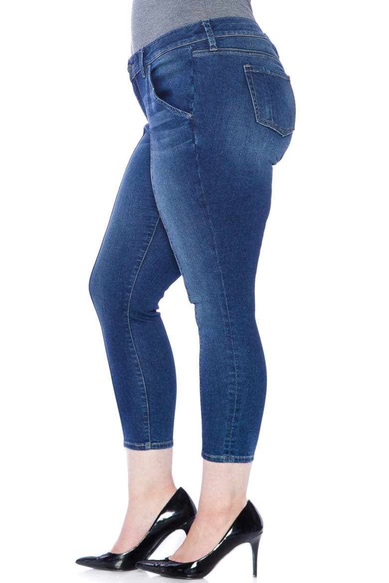 Center Seam Skinny Ankle Jeans, Alternate, color, FRANCIS