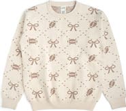 Sweet Wink Football Trellis Women's Sweater
