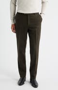 Berle Lambswool & Cashmere Donegal Tweed Dress Pants