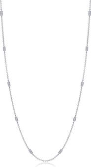Lafonn Simulated Diamond Station Necklace