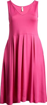 24seven Comfort Apparel Sleeveless Jersey Dress