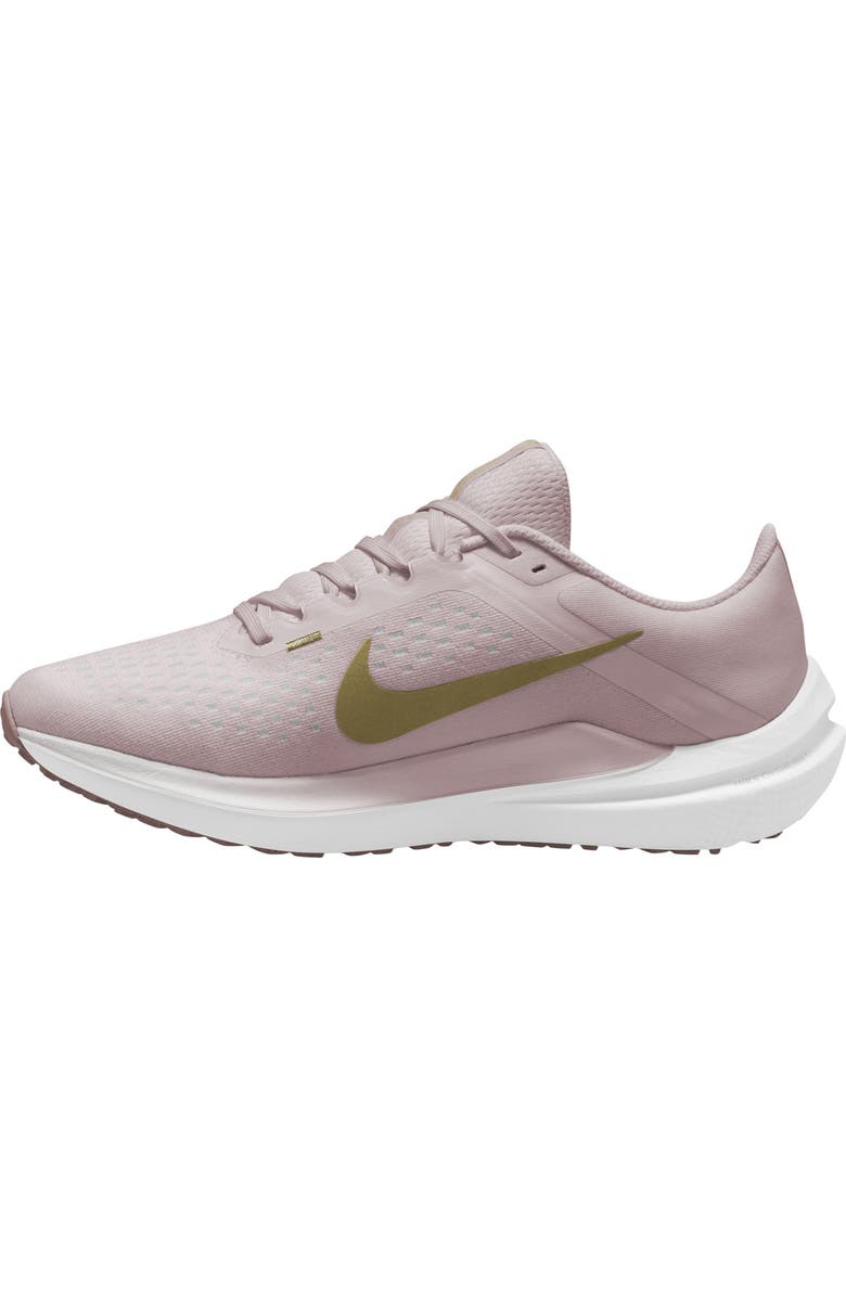 Nike Air Winflo 10 Running Shoe, Alternate, color, Platinum Violet/ Moss/ White