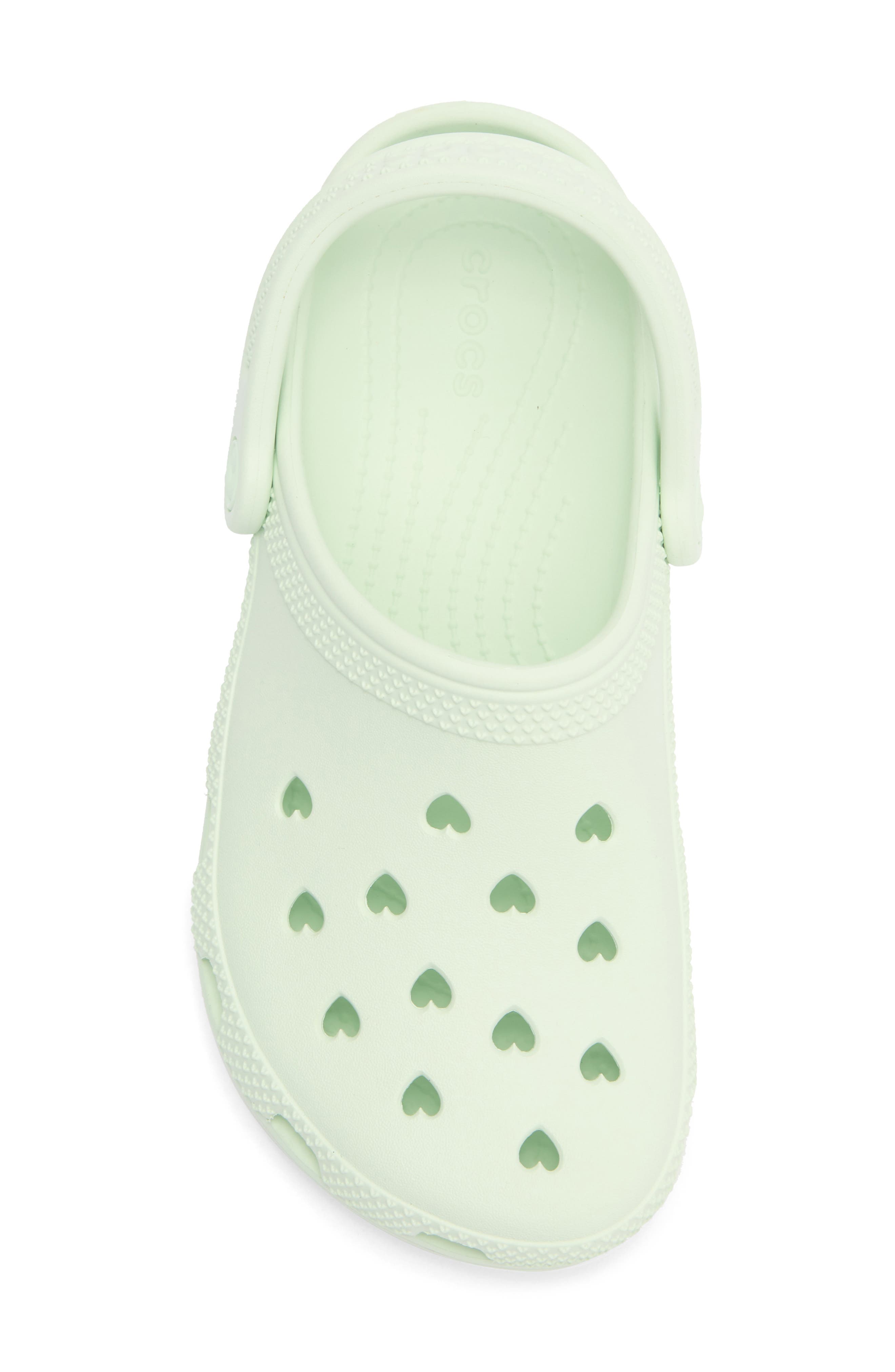 Classic Hearts Cutout Clog, Alternate, color, RETRO ICE
