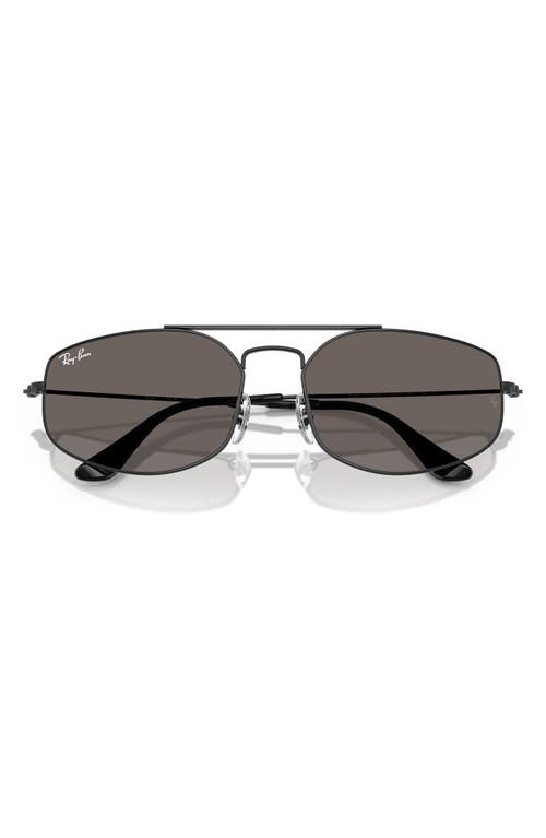 Ray Ban Ray-ban 60mm Irregular Sunglasses In Black