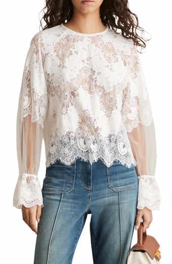 Emilia Guipure Lace Top
