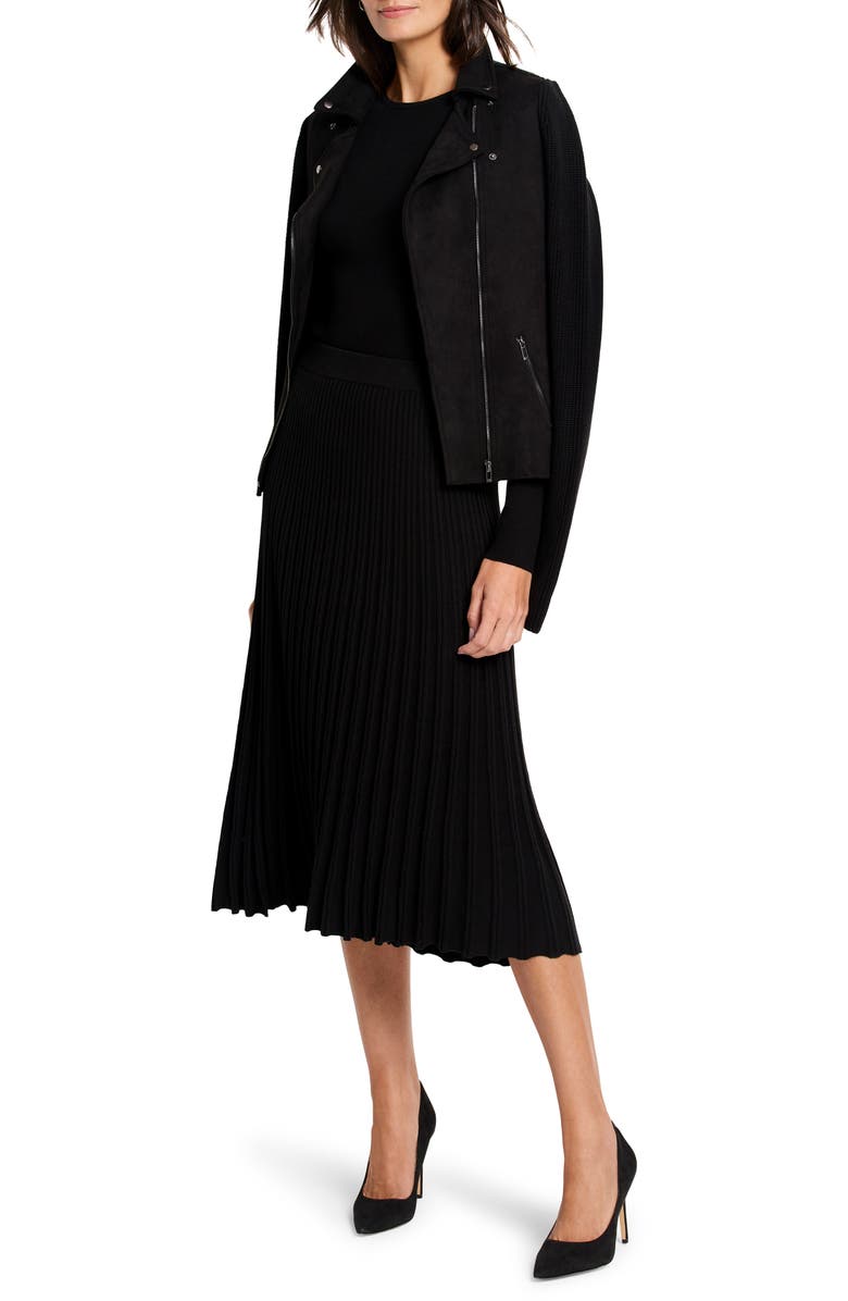 NIC+ZOE Rib Sweater Midi Skirt, Alternate, color, 