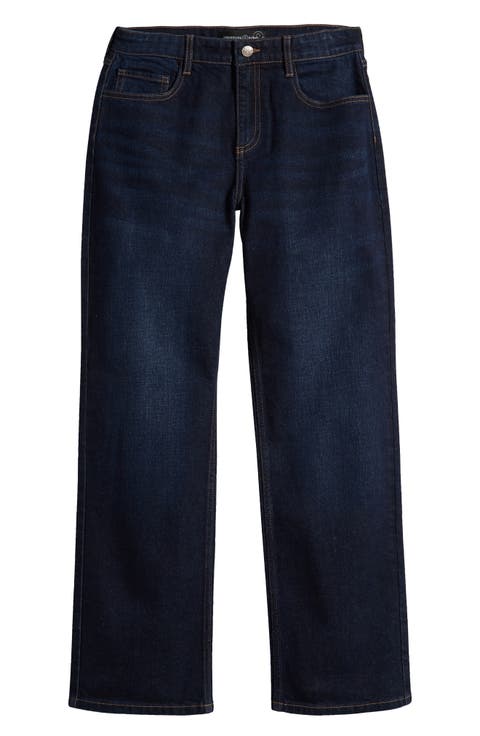 Kids' Loose Fit Straight Leg Jeans (Big Kid)