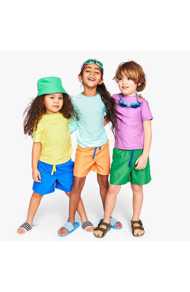 Primary Kids Swim Trunk, Alternate, color, Green Apple