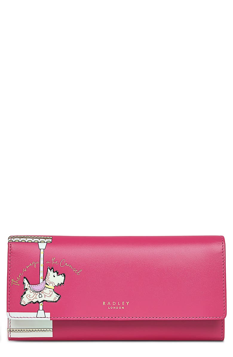 Radley Magic Carousel Leather Wallet, Main, color,