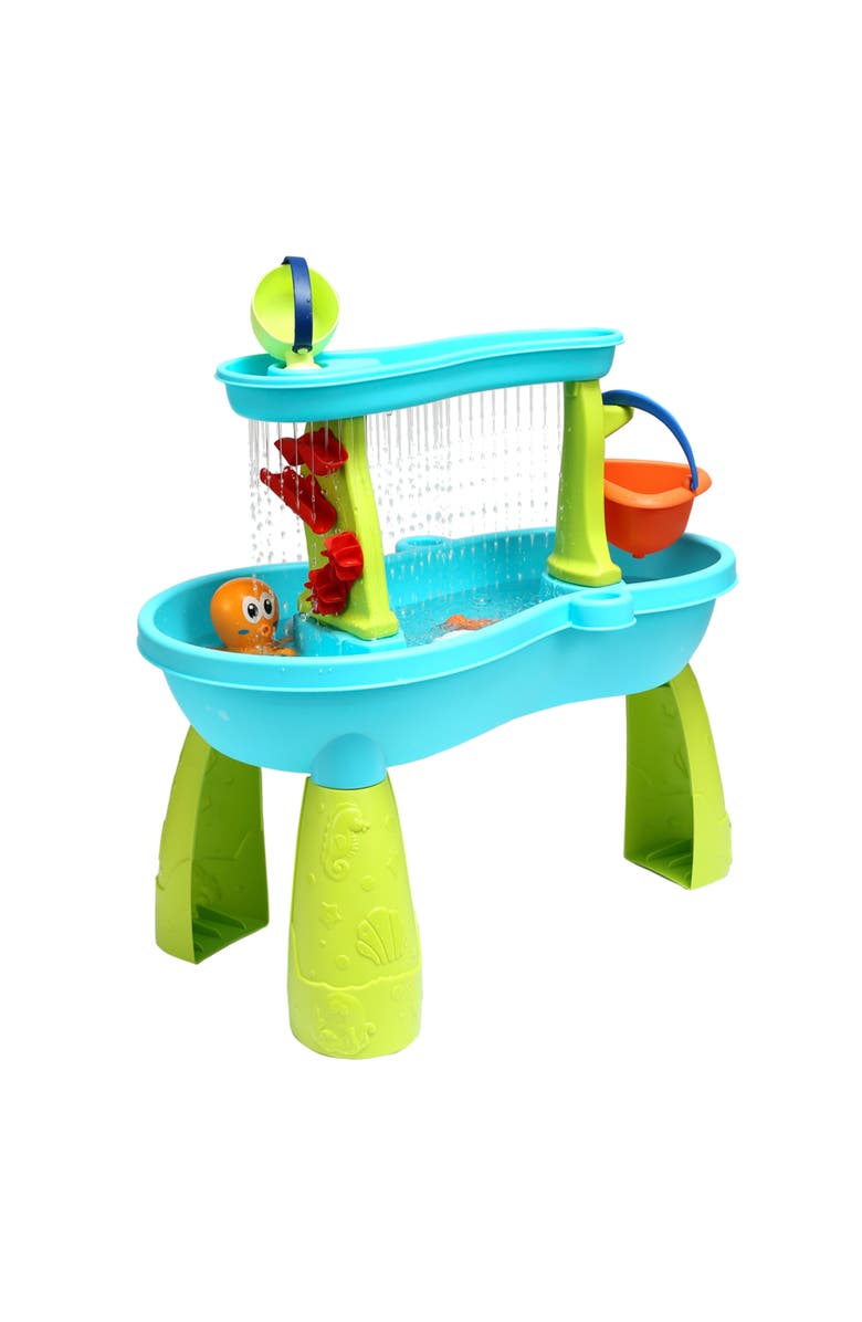 Trimate Toddler Sensory Sand and Water 2 Tier Table, Main, color, Multicolored